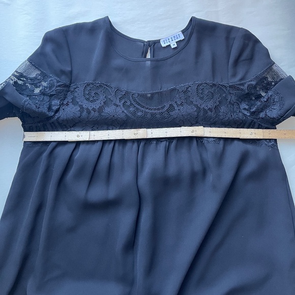 Claudie Pierlot Lace Cocktail A-line Black Flowy Dress - Picture 10 of 13